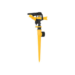 Aspersor plastico 11" una via, estaca plastica, Pretul