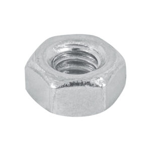 Tuercas 1/4 hexagonales de acero galvanizado