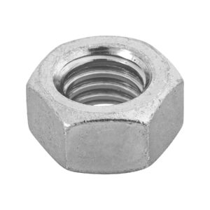 Tuercas 7/16" hexagonales de acero galvanizado