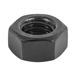 Tuercas 5/16" hexagonales pavonadas, grado 5