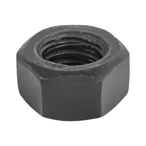 Tuercas 3/8 hexagonales pavonadas, grado 5