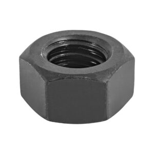 Tuercas 7/16" hexagonales pavonadas, grado 5