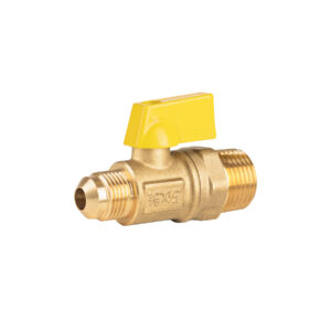 Válvula de control gas 3/8 flare x 1/2 macho NPT