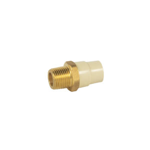Adaptador macho 1/2" con ins de latón