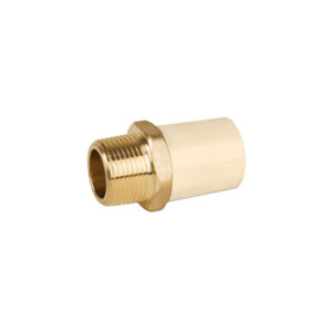Adaptador macho 3/4" con ins de latón