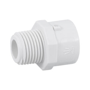 Adaptador macho de PVC de 1/2, FoSet