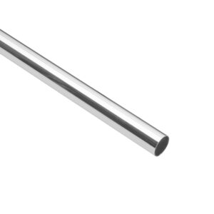 Tubo redondo para closet, 1.5 m, acero cromado, Hermex