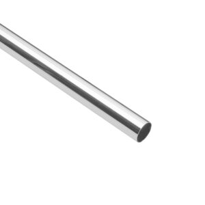 Tubo redondo para closet, 1.2 m, acero cromado, Hermex