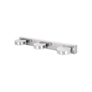 Arbotante decorativo de LED 10 W con 3 spots para baño
