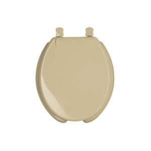 Asiento redondo con tapa para WC, abierto, beige, FOSET