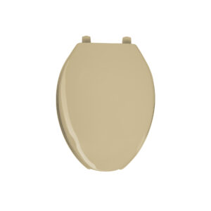 Asiento alargado con tapa para WC, abierto, beige, FOSET