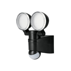 Arbotante LED 12 W negro con sensor de movimiento, Volteck