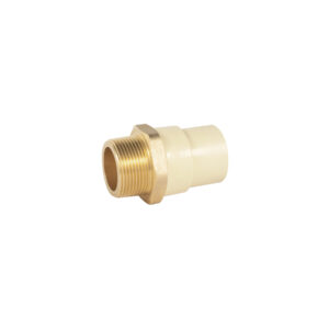 Adaptador macho de CPVC 1-1/4' con inserto de latón, FOSET