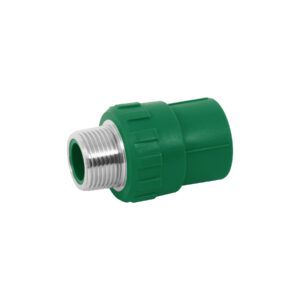 Adaptador PPR 1/2 macho con inserto metalico, FoSet