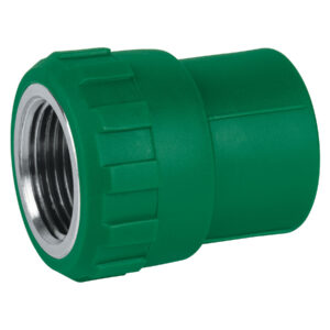 Adaptador PPR 1/2 hembra con inserto metalico, FoSet